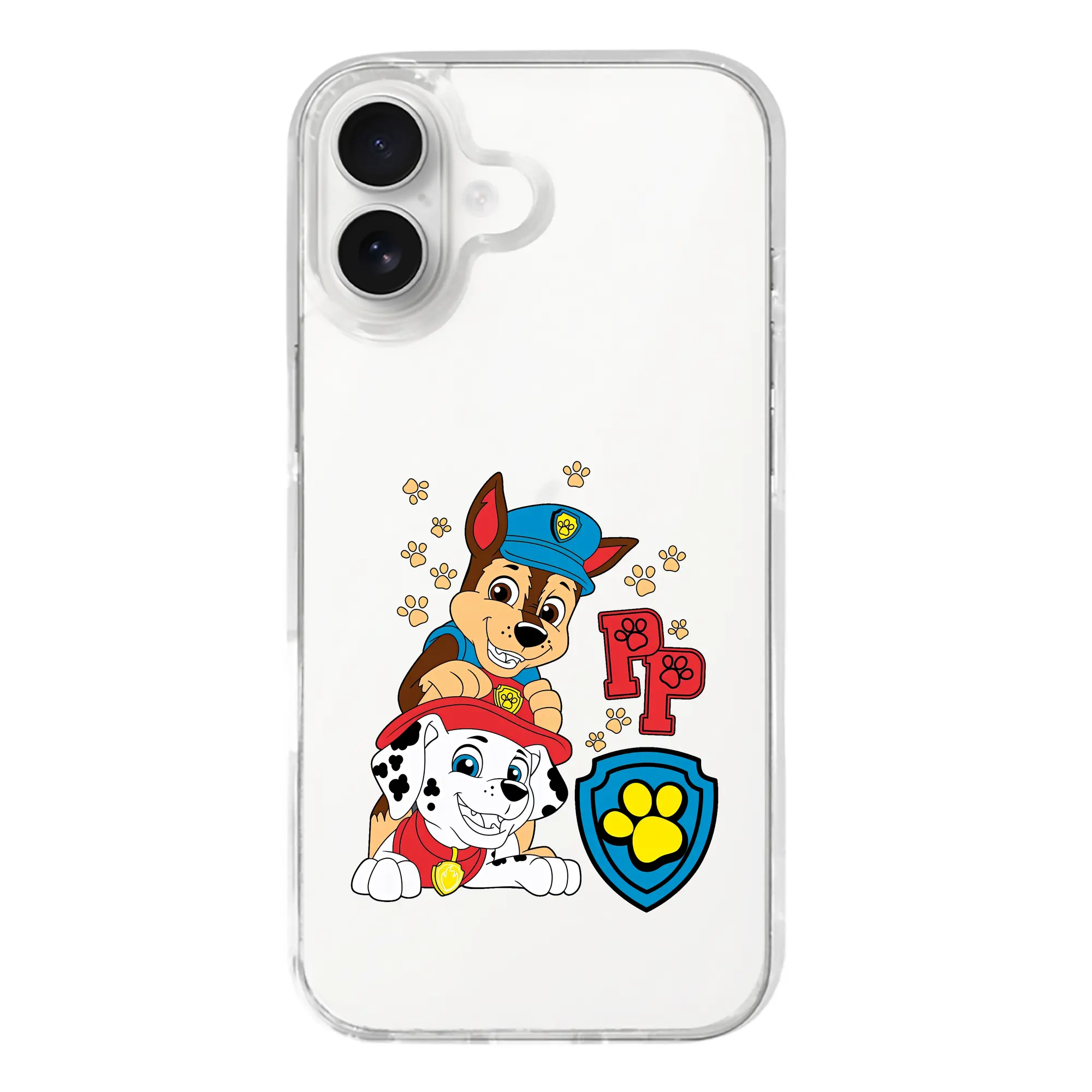 パウ・パトロール グッズ チェイス - iPhone 17シリーズ 透明スマホケース – 薄型・耐衝撃・精密フィット保護カバー